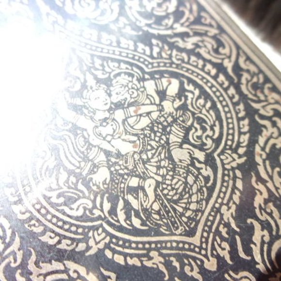 Siam Sterling Silver Man's Brush Set Niello - Picture 8 of 8